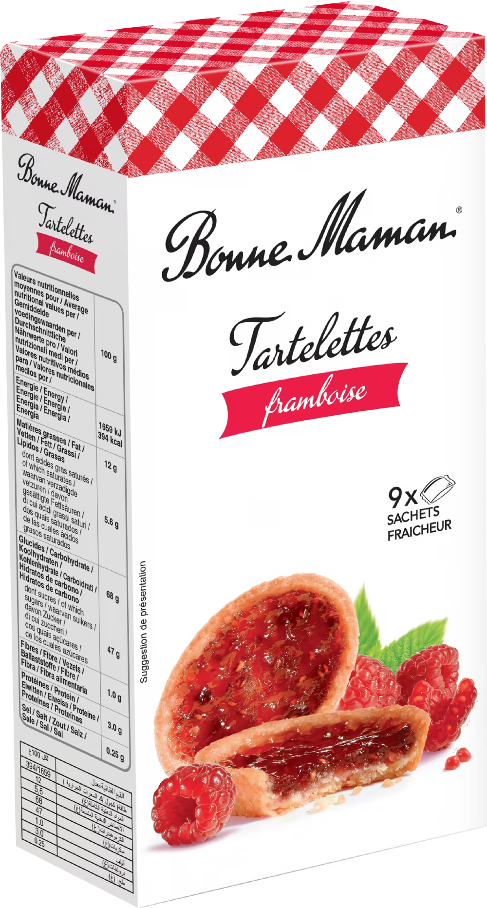 BONNE MAMAN Petits Tartlets with Raspberry 135g