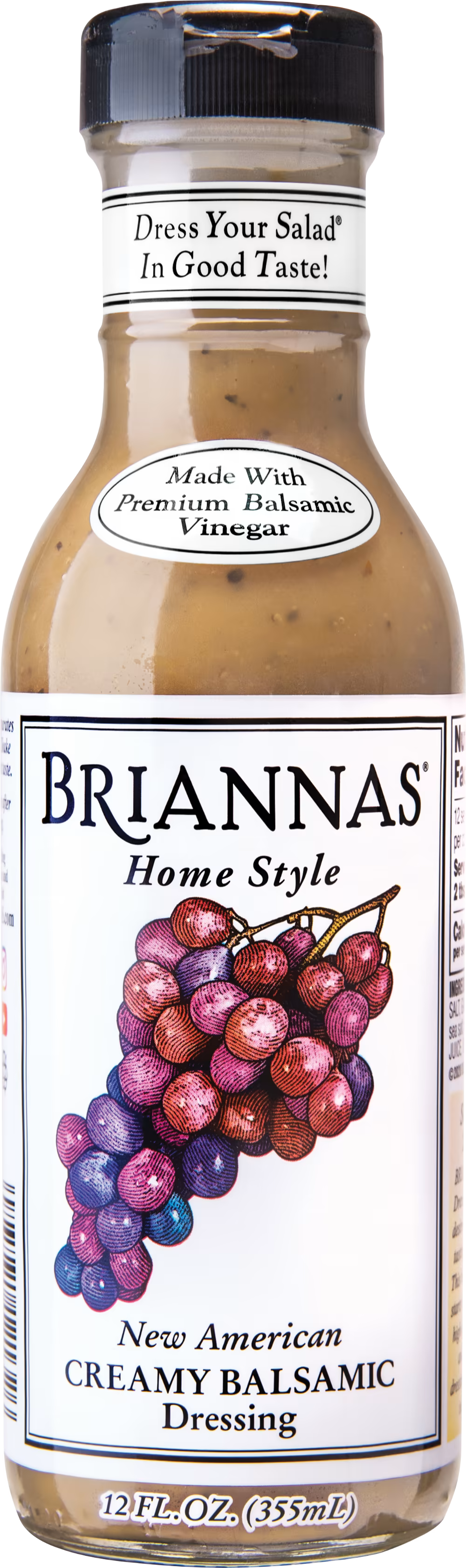 BRIANNAS New American Creamy Balsamic Dressing 355ml