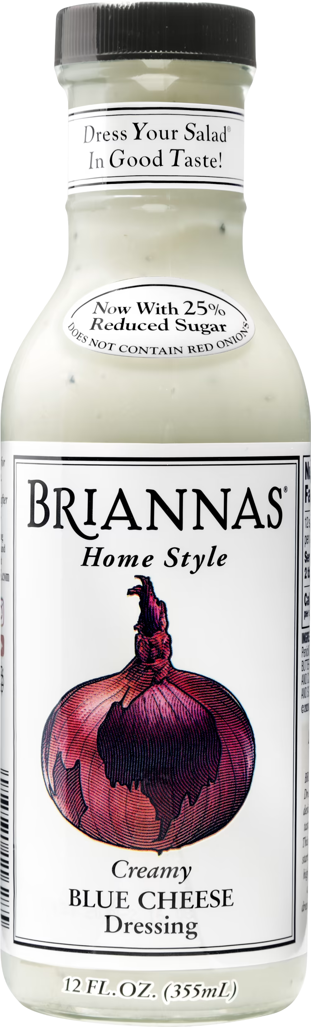 BRIANNAS Creamy Blue Cheese Dressing 355ml