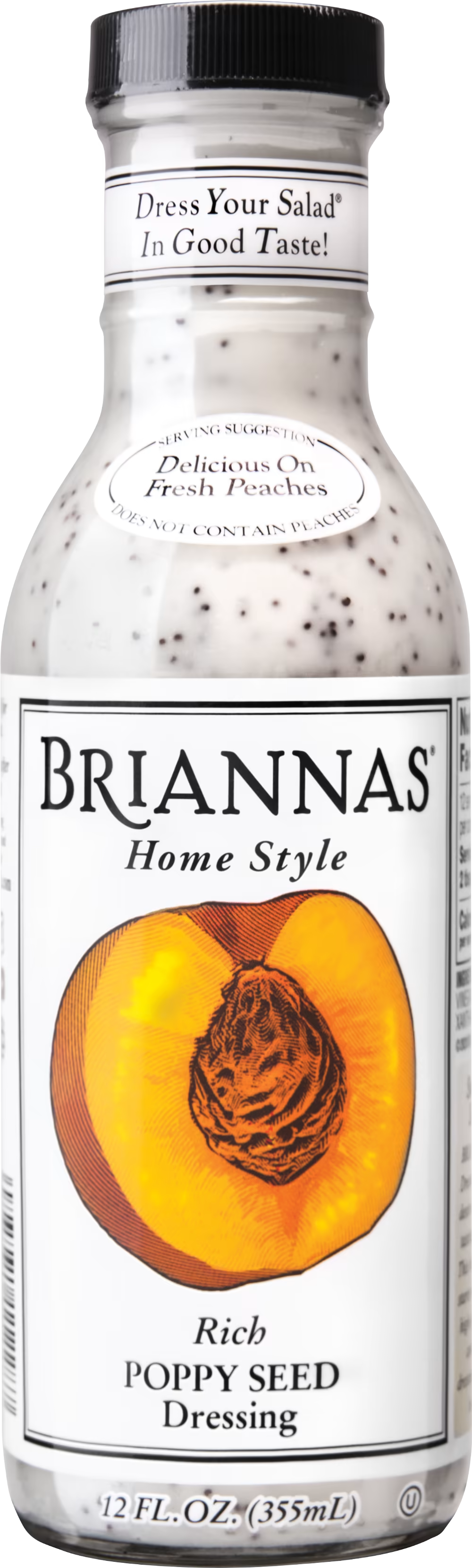 BRIANNAS Rich Poppy Seed Dressing 355ml