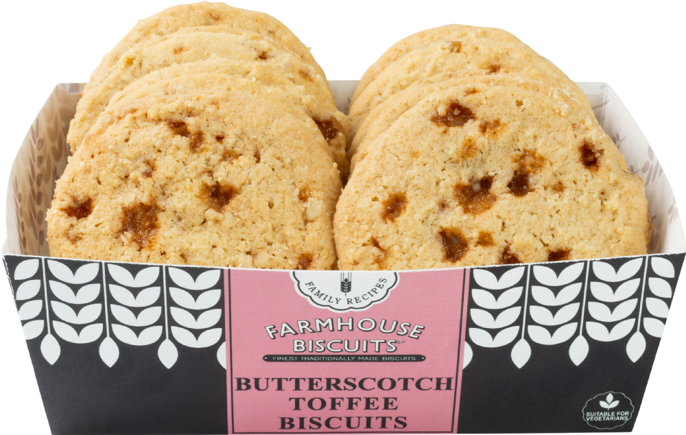 FARMHOUSE BISCUITS Butterscotch Toffee Biscuits 200g