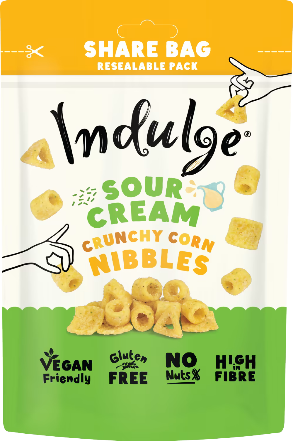 INDULGE Crunchy Corn Nibbles - 100g