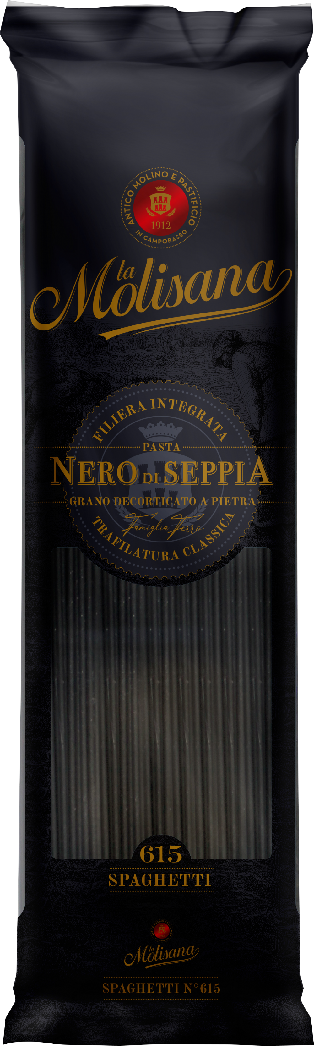 LA MOLISANA Spaghetti al Nero di Seppia 500g