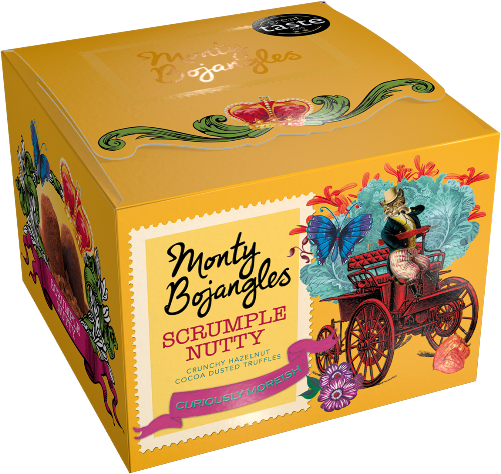 MONTY BOJANGLES Scrumple Nutty Cocoa Dusted Truffles 150g