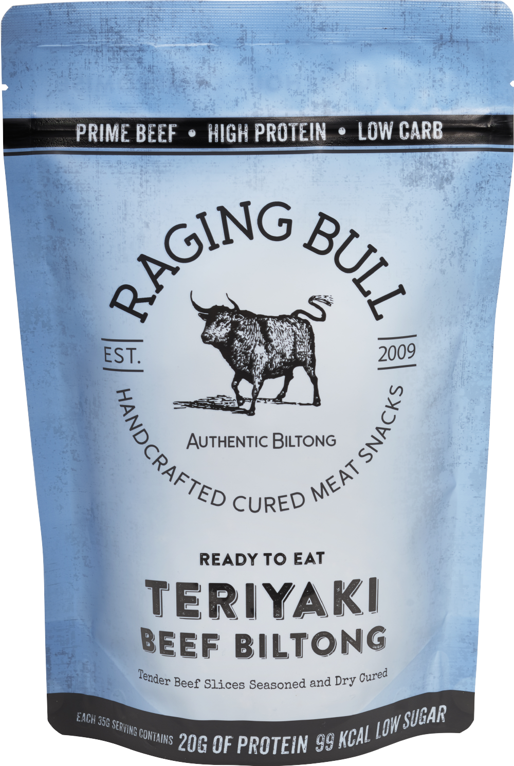 RAGING BULL Teriyaki Beef Biltong 28g