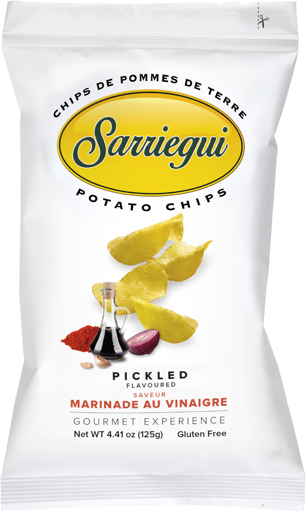 SARRIEGUI Potato Chips Pickled Vinegar 125g