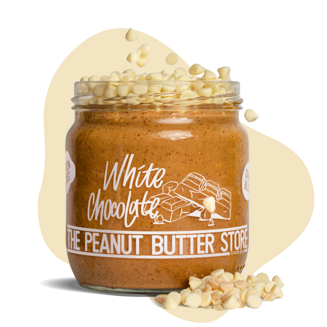 DE PINDAKAASWINKEL White Chocolate Peanut Butter 420ml