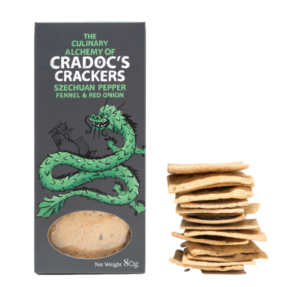 Cradocs Szechuan Pepper, Fennel and Red Onion Crackers