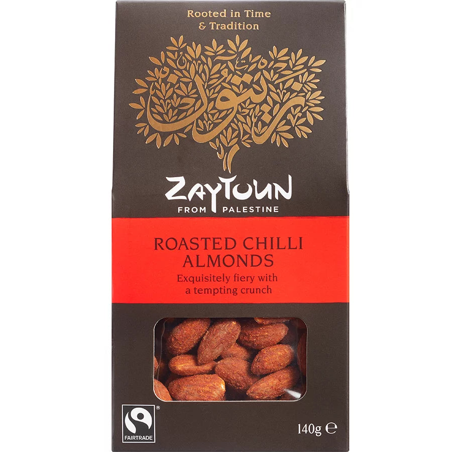 ZAYTOUN Fairtrade Chilli Almonds 140g