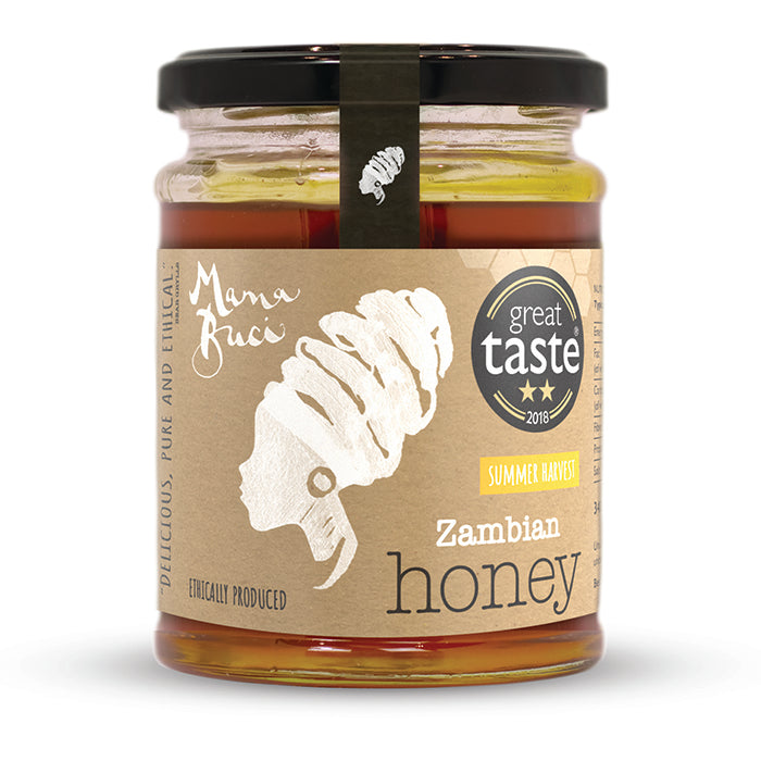 MAMA BUCI Zambian Summer Harvest Honey 340g