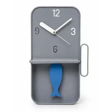 Metal Sardine Tin Pendulum Wall Clock