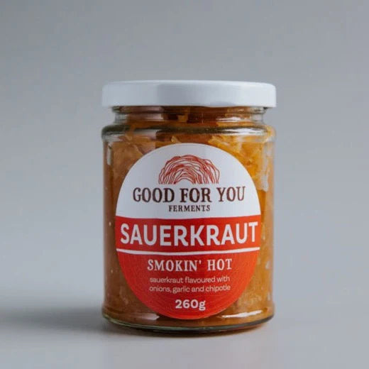GOOD FOR YOU FERMENTS Smokin' Hot Sauerkraut 260g