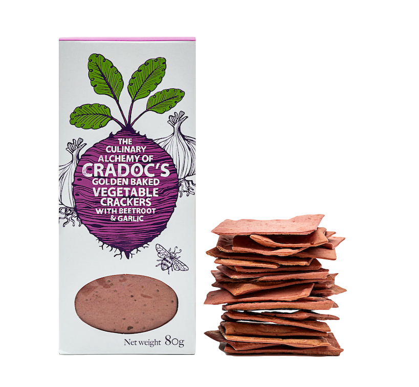 Cradocs Beetroot & Garlic Biscuits