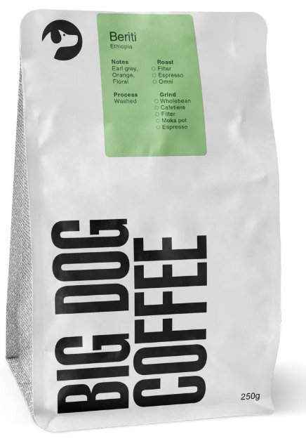 BIG DOG COFFEE Beriti Ethiopia 250g