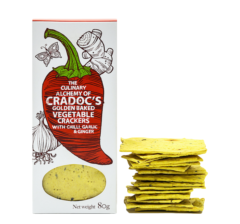 Cradocs Chilli, Ginger & Garlic Crackers