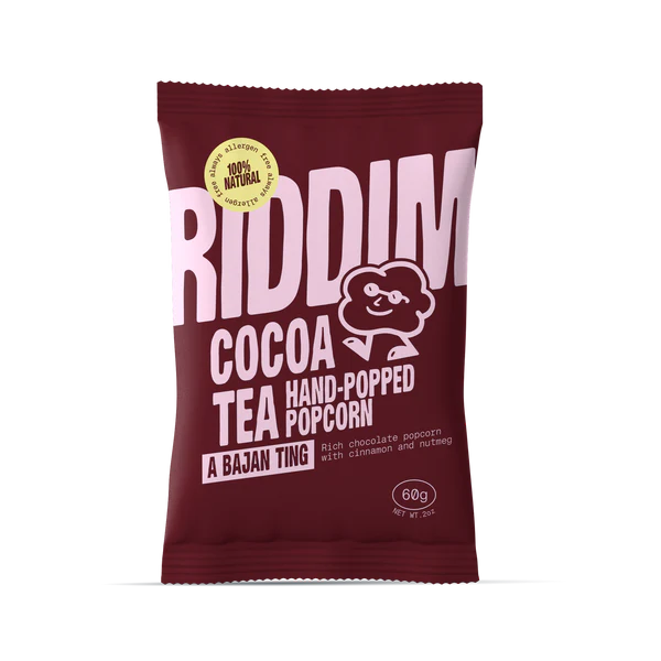 RIDDIM Cocoa Tea Popcorn 60g