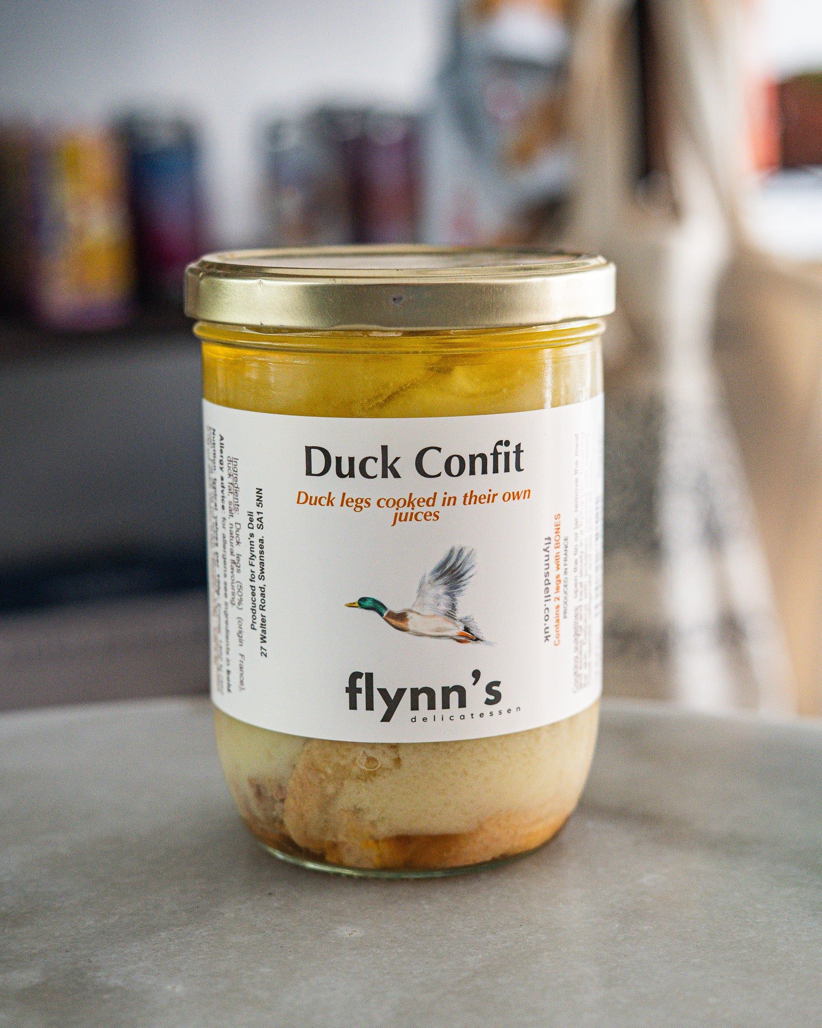 FLYNN'S Duck Confit (2 Legs) 750g