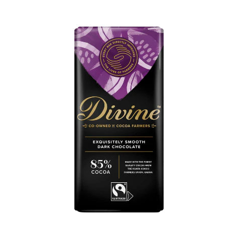 DIVINE 85% Dark Chocolate 90g