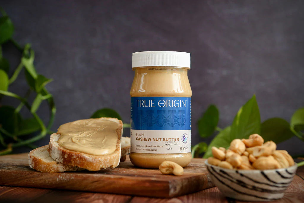 TRUE ORIGIN Plain Cashew Nut Butter 386g
