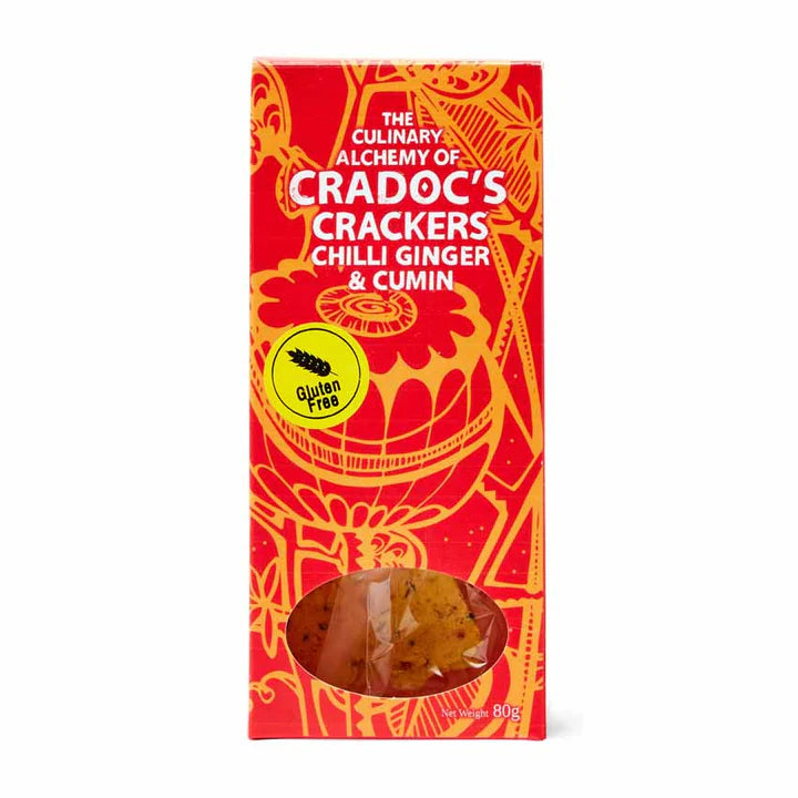 Cradocs Gluten Free Chilli, Garlic, & Cumin Crackers