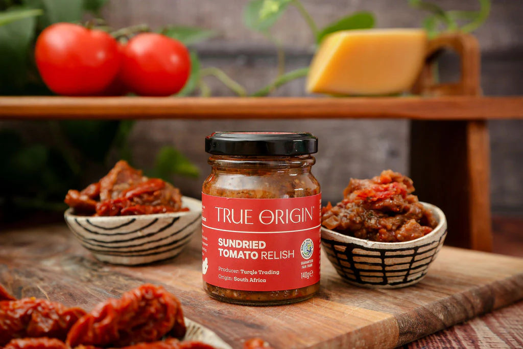 TRUE ORIGIN Fair Trade Sun Dried Tomato Relish 140g