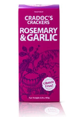 Cradocs Gluten Free Rosemary and Garlic Crackers