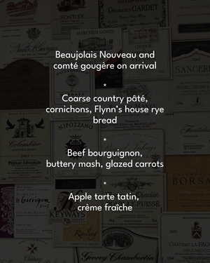 EVENT: Beaujolais Nouveau Lunch at Flynn's, 26th November 1pm