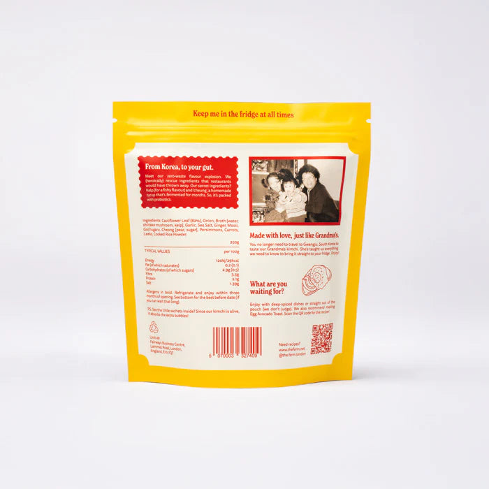 THE FERM Mild Cauliflower Leaf Kimchi 250g