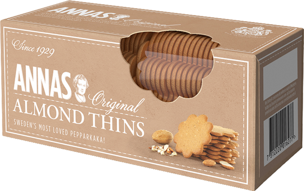 ANNAS Almond Thins 150g