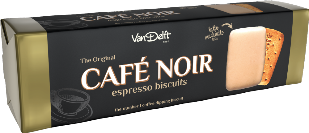VAN DELFT Cafe Noir Latte Macchiato Biscuits 200g