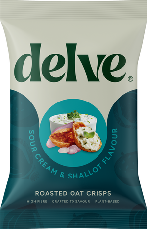 DELVE Roasted Oat Crisps 120g 