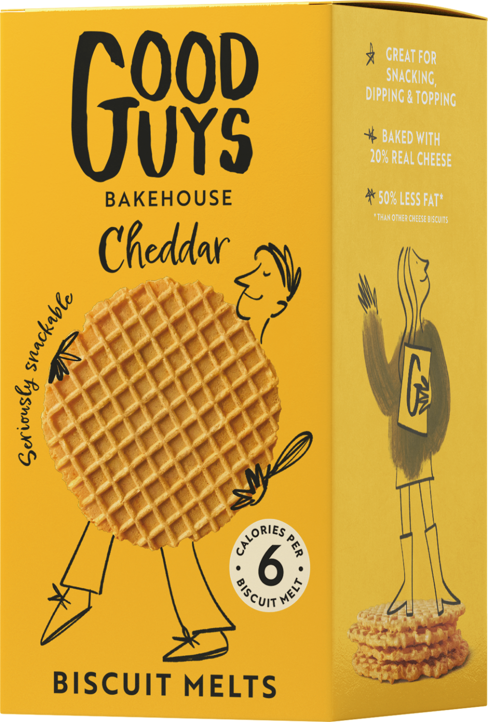 GOOD GUYS BAKEHOUSE Biscuit Melts – Cheddar 50g