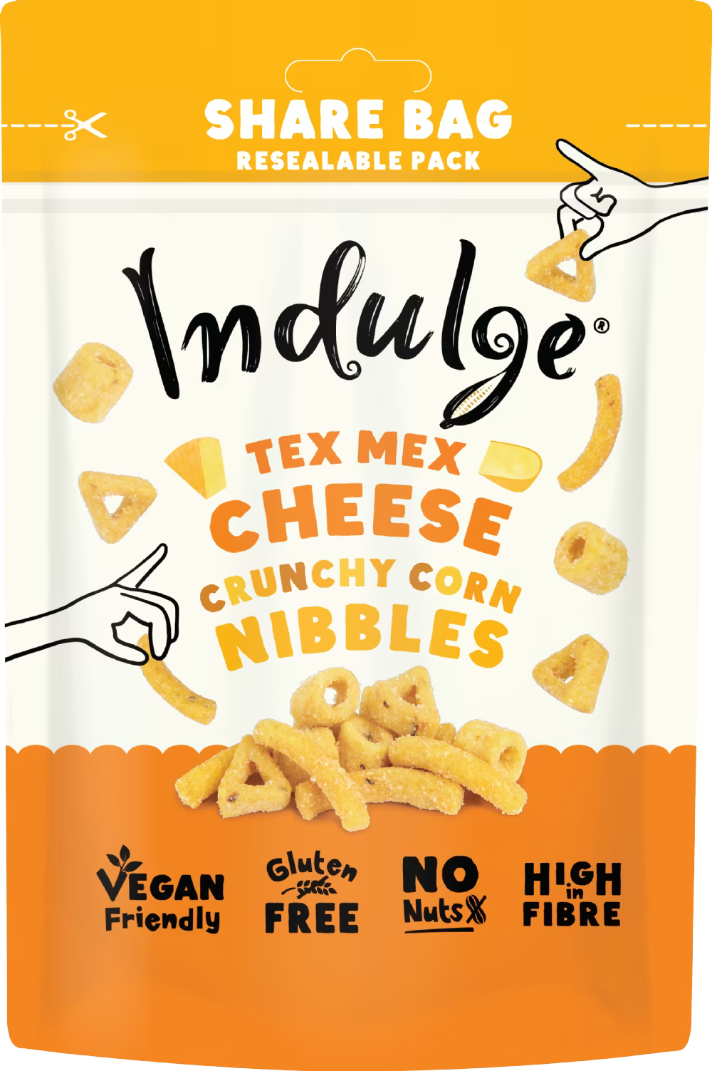 INDULGE Crunchy Corn Nibbles - 100g 