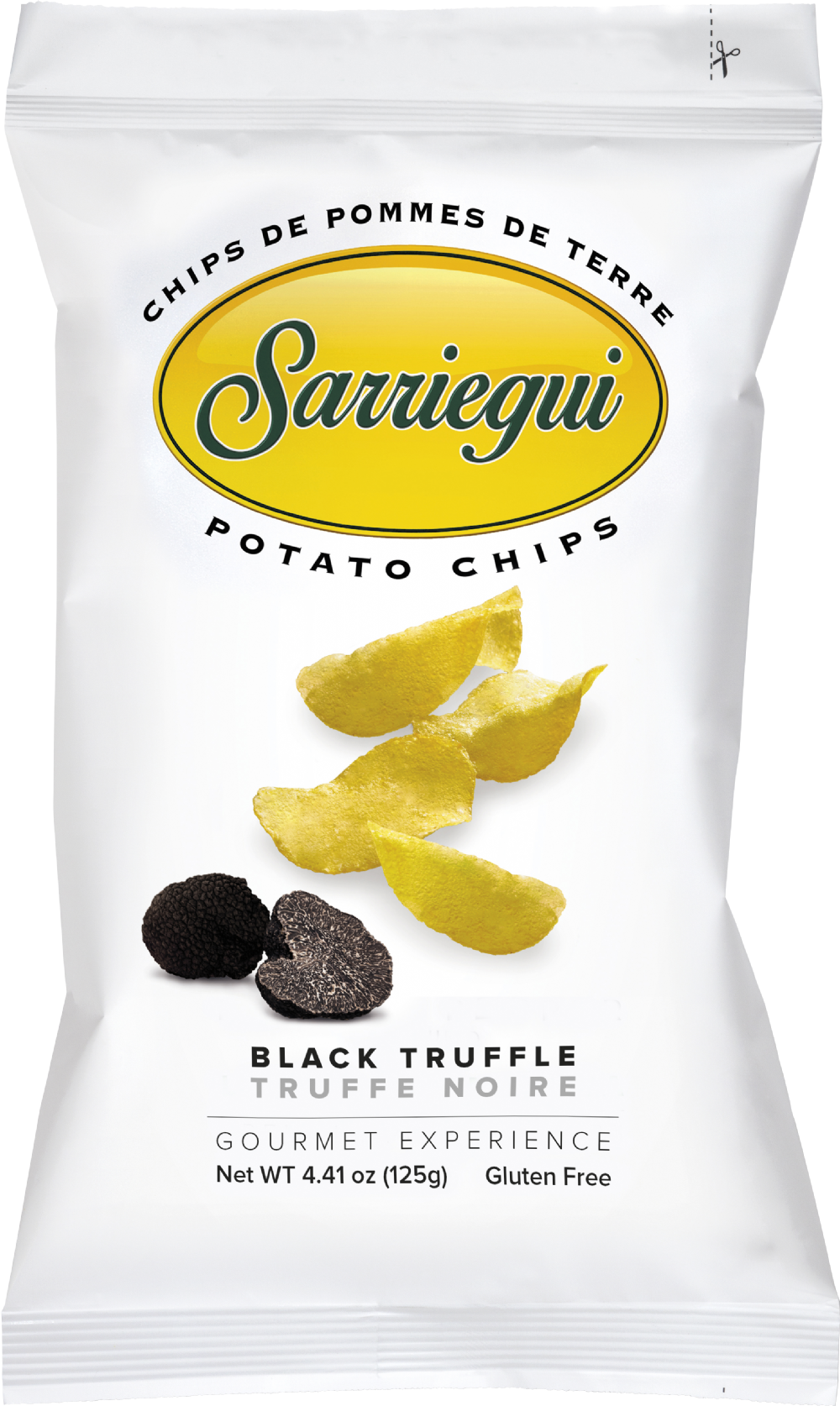 SARRIEGUI Potato Chips Black Truffle 125g