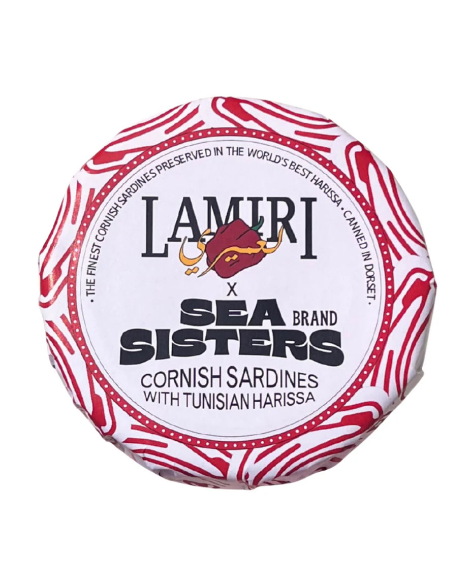 LA MIRI X SEA SISTERS Cornish Sardines with Tunisian Harissa 120g