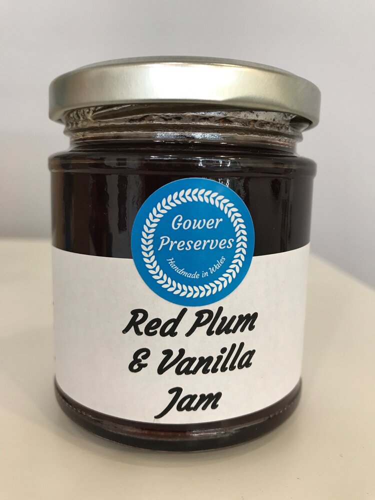 Red Plum and Vanilla Jam 200g