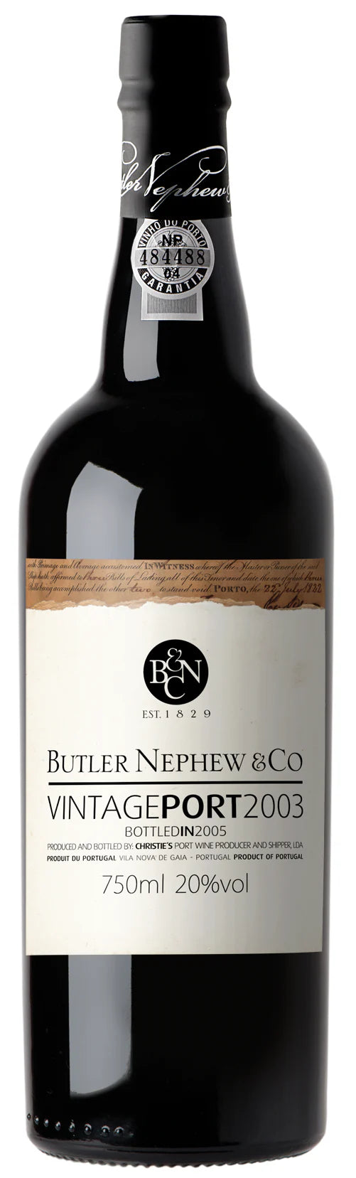 Butler & Nephew & Co. 2003 Vintage Port 75cl