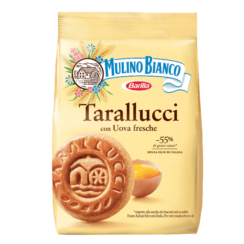 MULINO BIANCO Tarallucci Shortbread Cookies with Fresh Eggs 350g