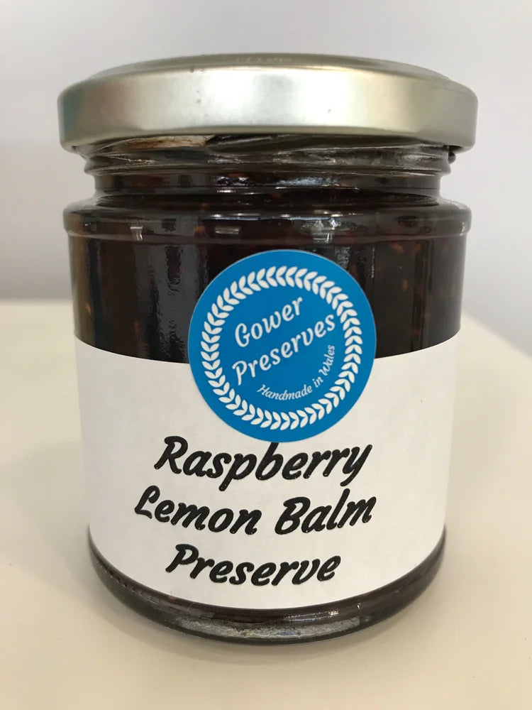 GOWER PRESERVES Raspberry Lemon Balm Preserve 200g