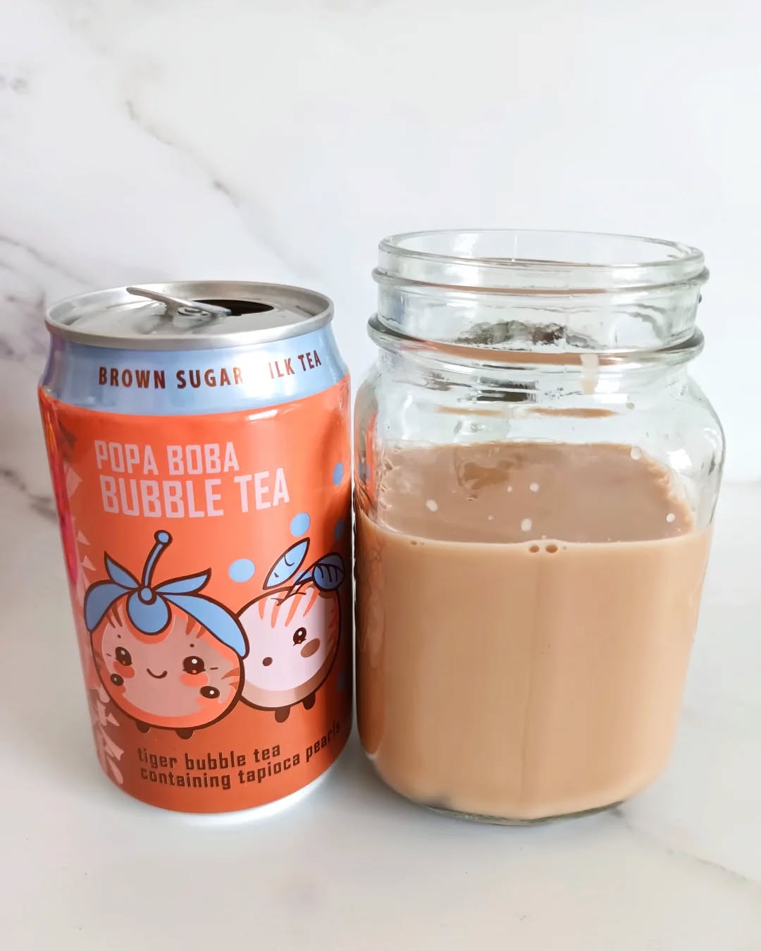 Popa Boba – Tiger Milk Tea with Brown Sugar & Tapioca Pearls (320 ml)