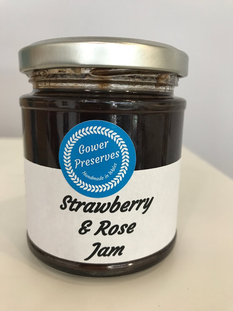 Strawberry and Rose Jam 200g