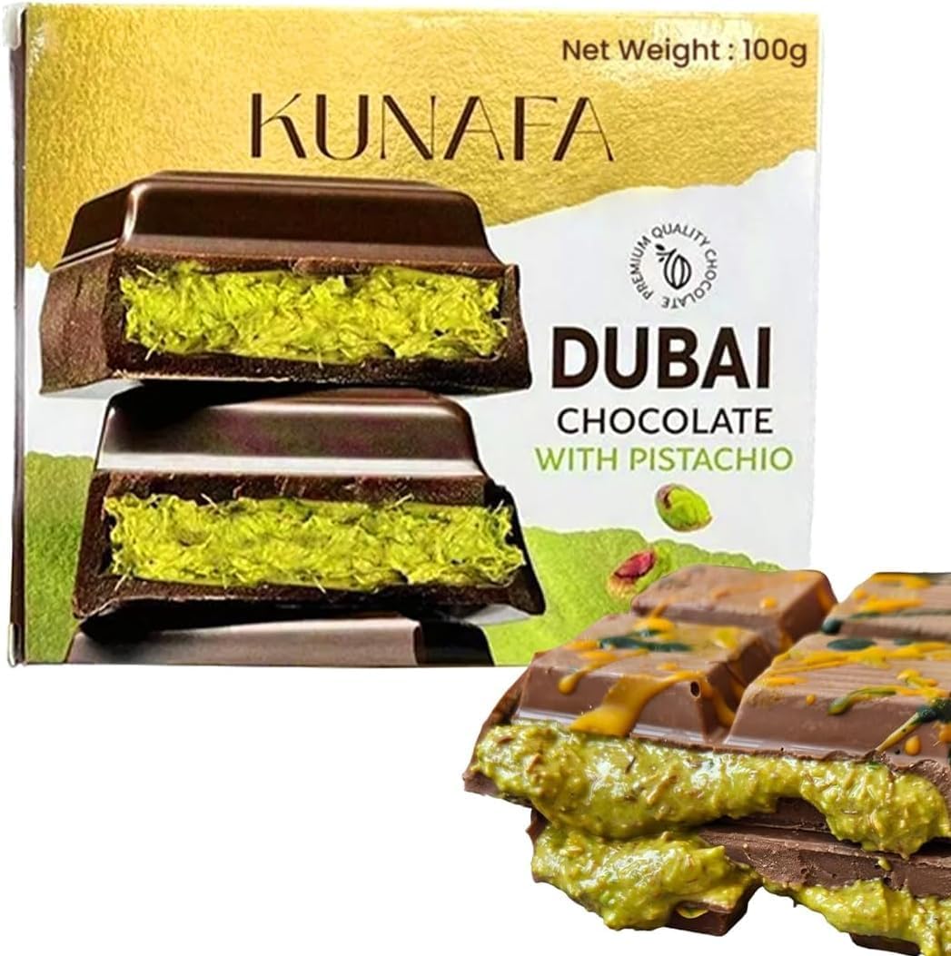 Dubai Chocolate Kunafa with Pistachio (100 g)