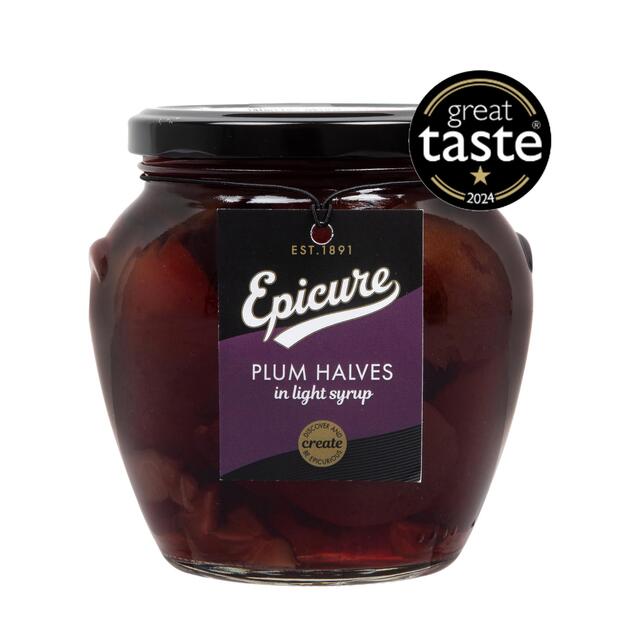 Epicure Plum Halves in Light Syrup (560g jar)