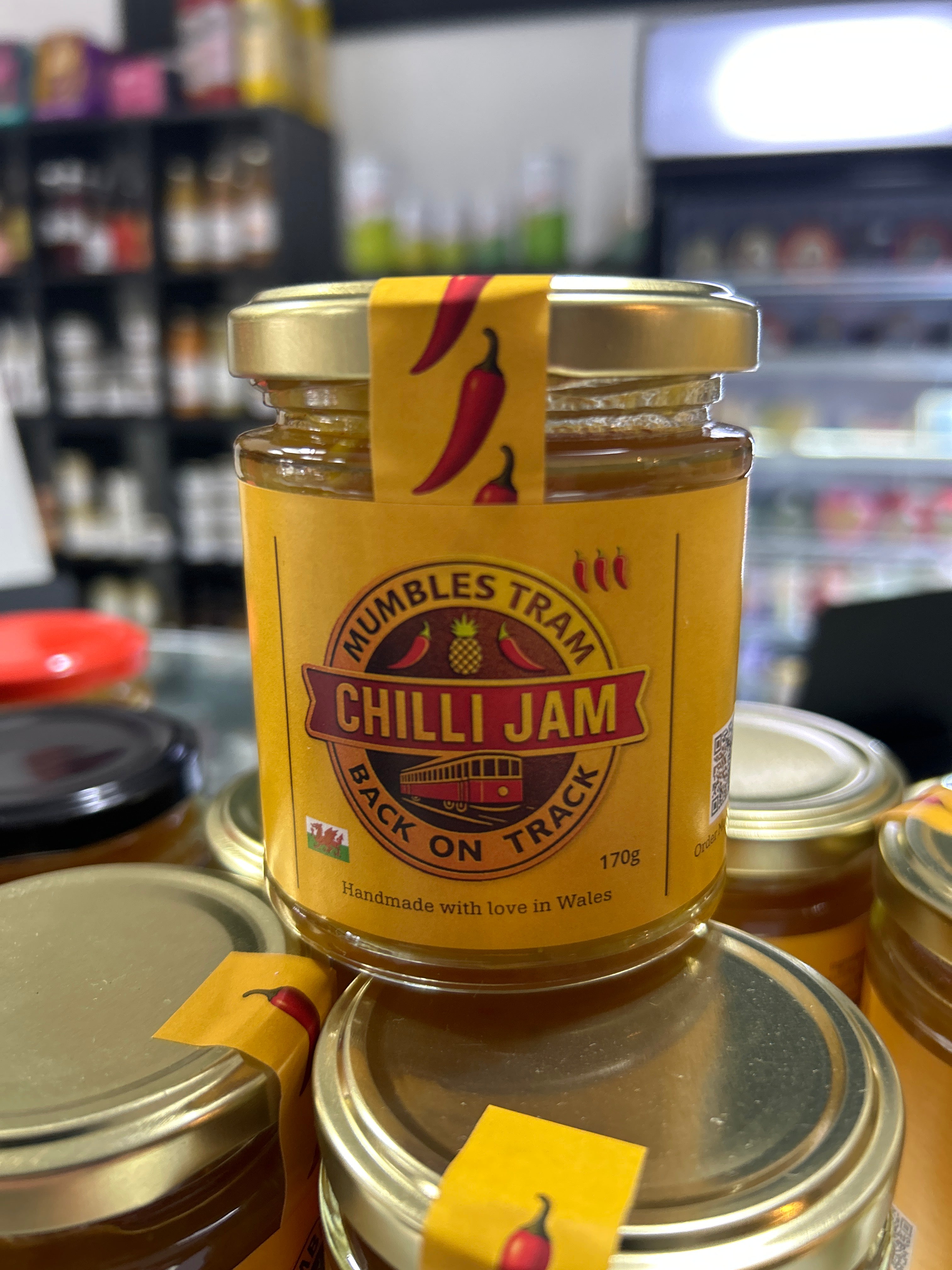 MUMBLES TRAM Back on Track Chilli Jam 170g 