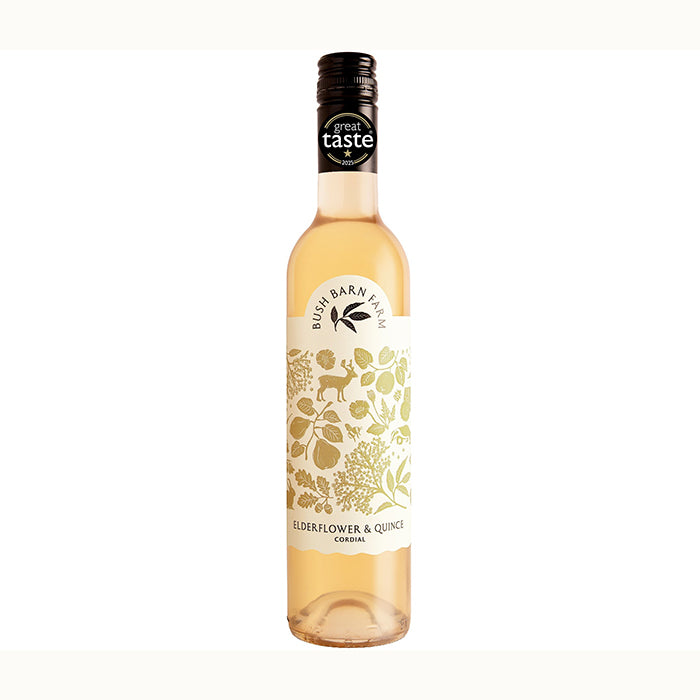 BUSH BARN FARM Elderflower And Quince Cordial 500ml