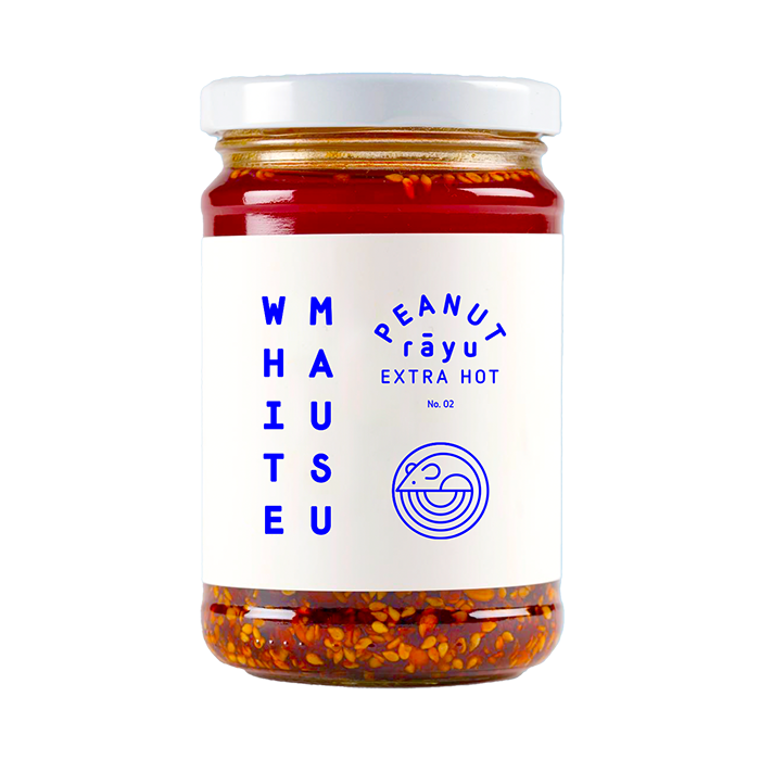WHITE MAUSU Peanut Rayu Extra Hot 240g 