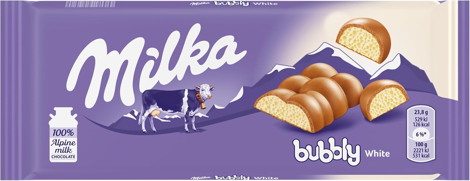 Milka Bubbly White Chocolate (95 g)