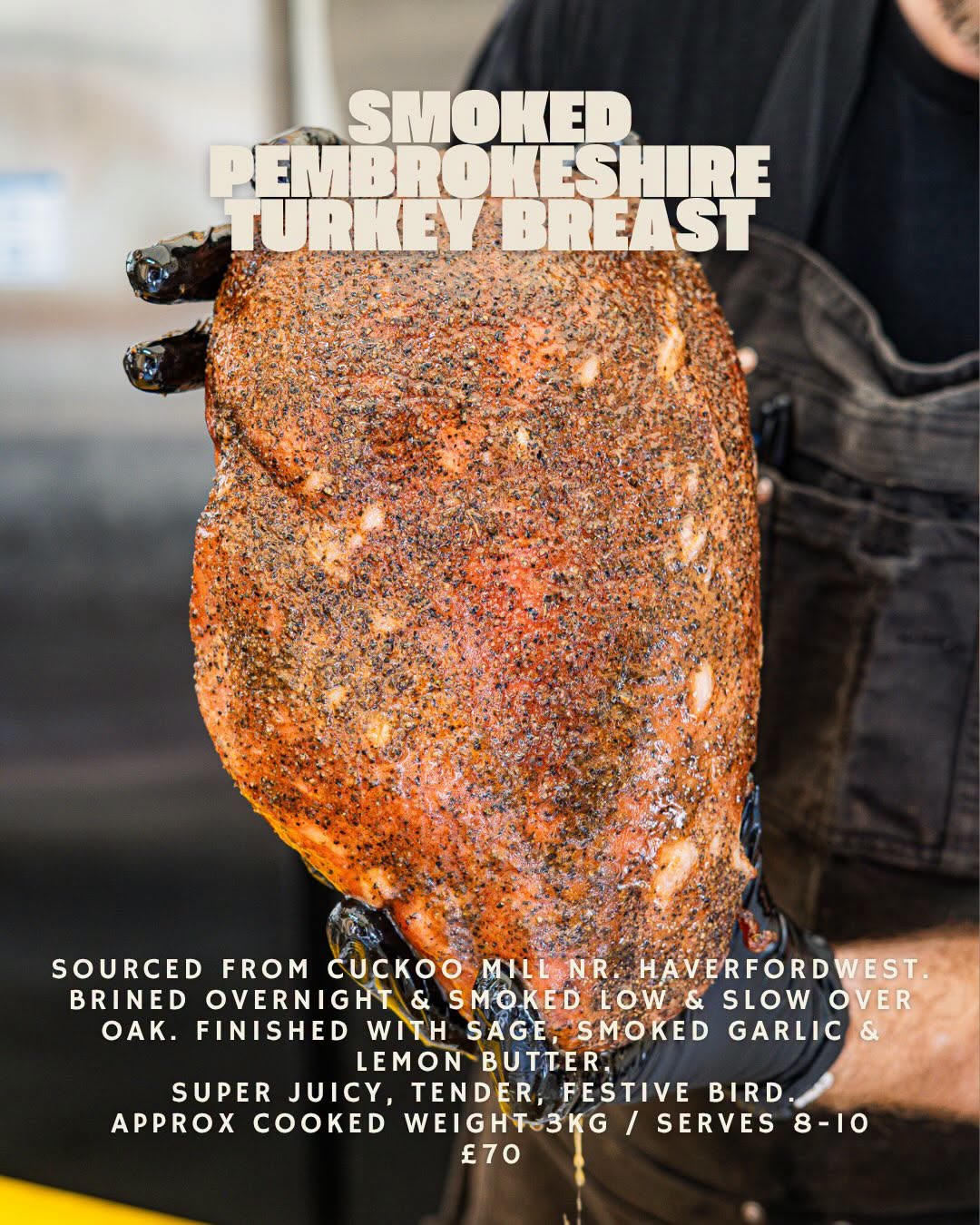 FEAST x FLYNN'S Smoked Pembrokeshire Turkey Breast (Pickup & Local Delivery Only) 