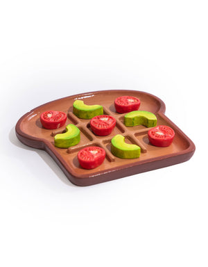 Avocado & Tomato Toast Noughts & Crosses Game 