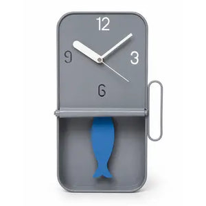 Metal Sardine Tin Pendulum Wall Clock 